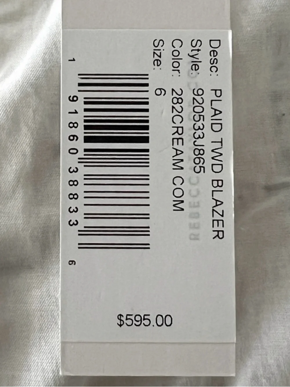 Rebecca Taylor                                    Cream/Black Blazer - Picture 2 of 6